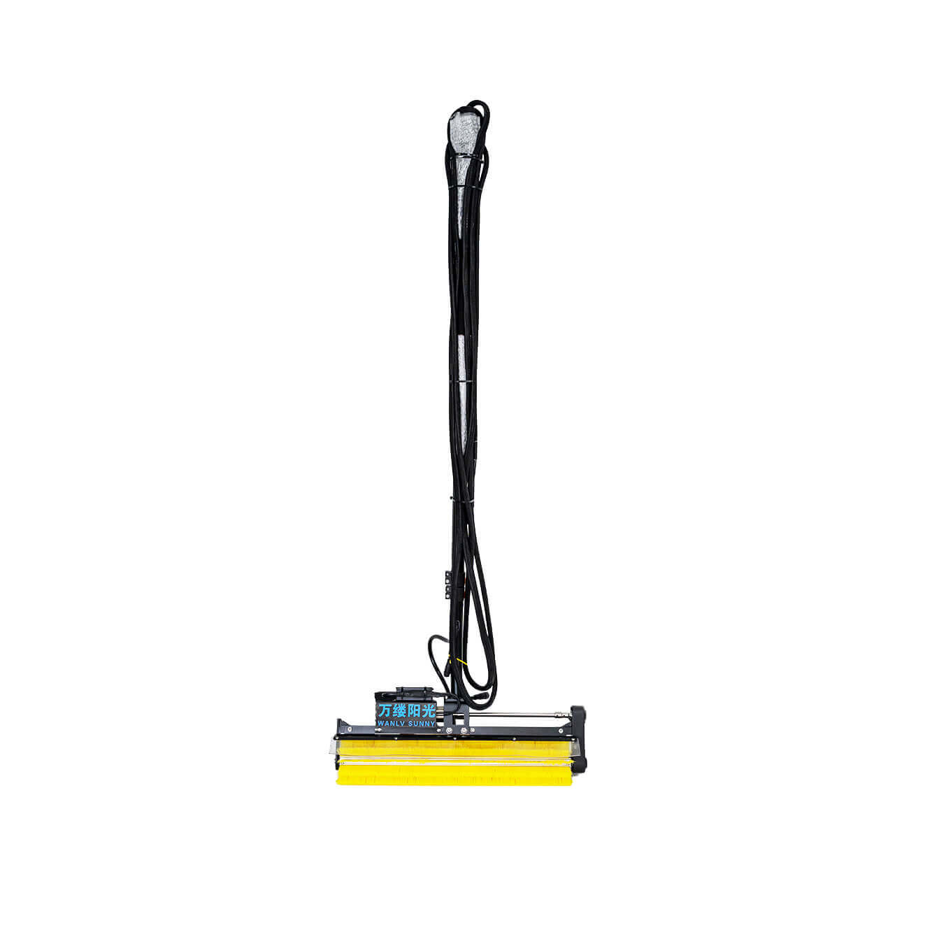 Brosse de lavage roulante portable pour le nettoyage des panneaux solaires 